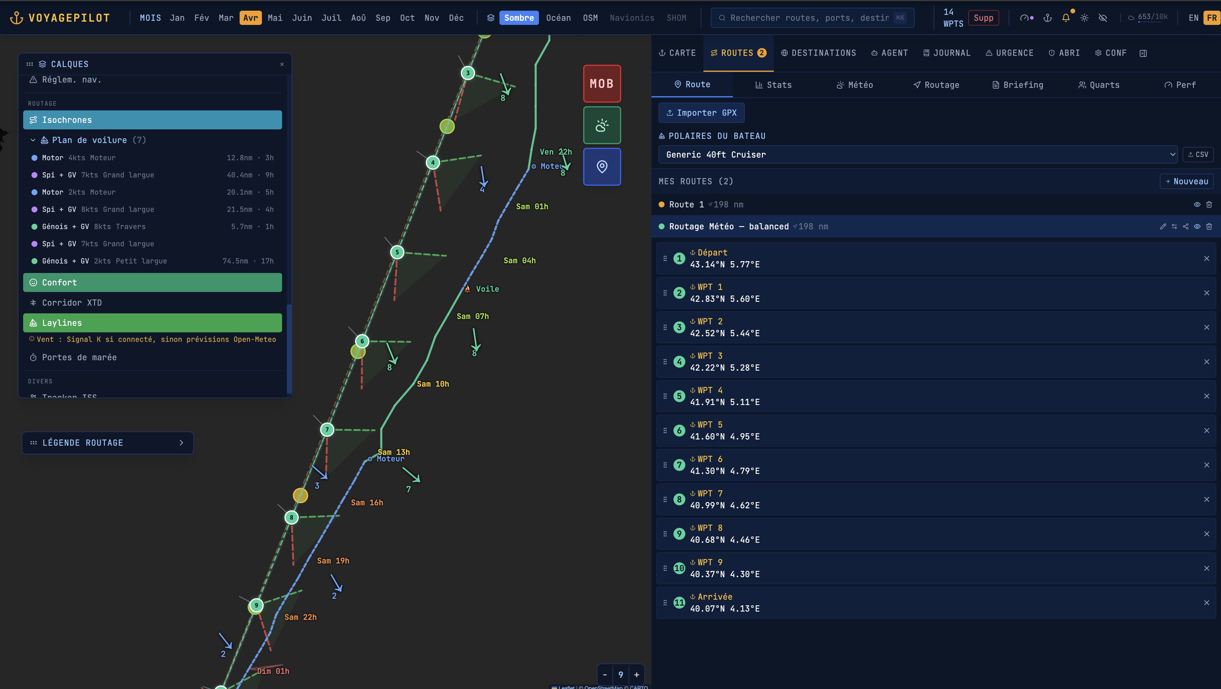 Planification de route
